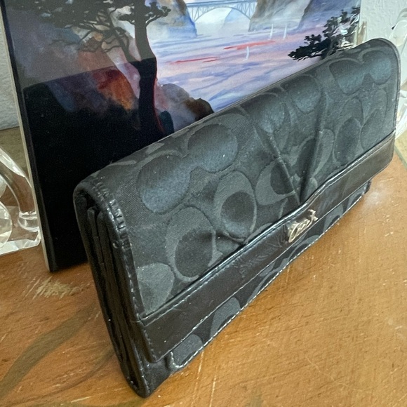 Coach black continental wallet - Picture 11 of 15